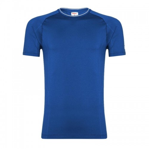 Camiseta Wilson Team Seamless Crew Azul Royal Camiseta Wilson Team Seamless Crew Azul Royal