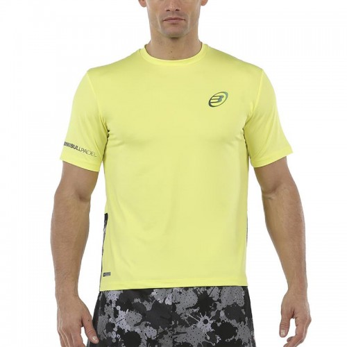 Bullpadel Union Camisa de Fluor de Enxofre Amarelo Bullpadel Union Camisa de Fluor de Enxofre Amarelo