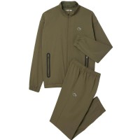 Lacoste Camisola De Ténis Caqui Verde