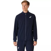 Asics Match Dark Blue Jacket  Offer + Cheap