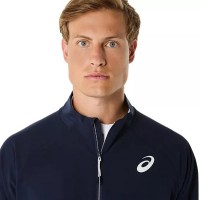 Asics Match Dark Blue Jacket  Offer + Cheap
