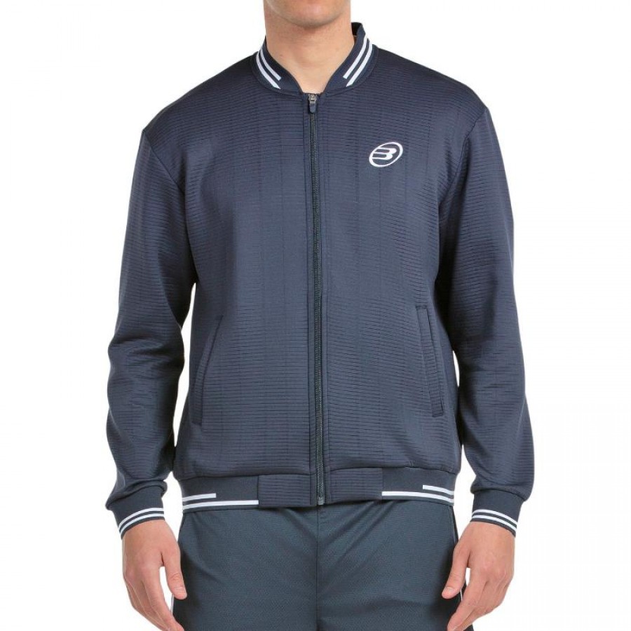Blouson Bullpadel Trombe Bleu Marine  Offre - Pas cher
