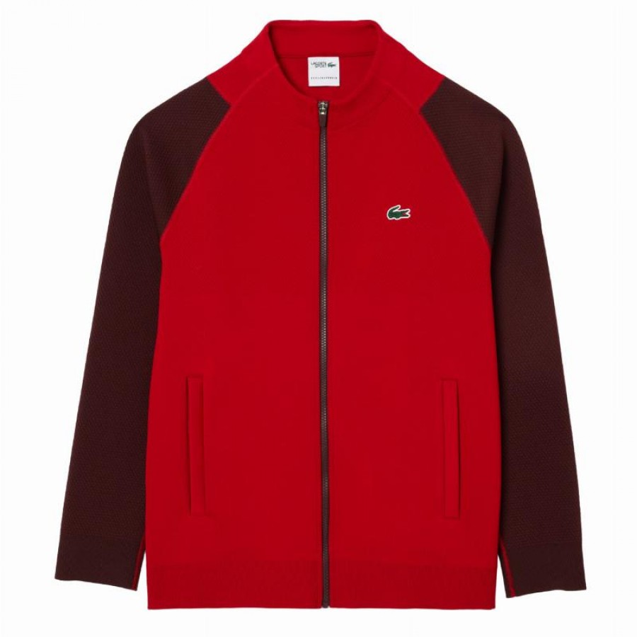 Lacoste Novak Djokovic Jaqueta Borgonha  Oferta + Barato
