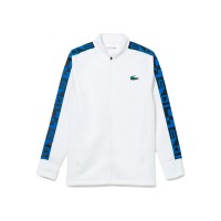 Veste de sport Lacoste blanche  Offre - Pas cher