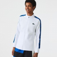 Veste de sport Lacoste blanche  Offre - Pas cher