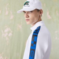 Veste de sport Lacoste blanche  Offre - Pas cher