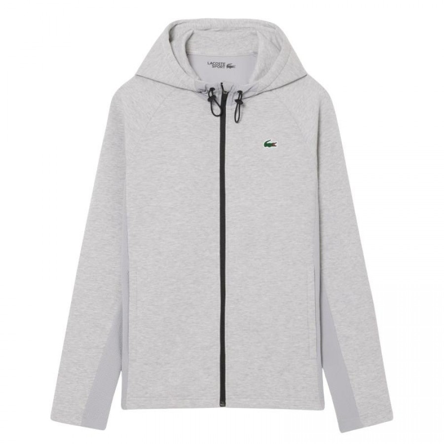 Chaqueta Lacoste Sport Gris Claro  Oferta + Barato