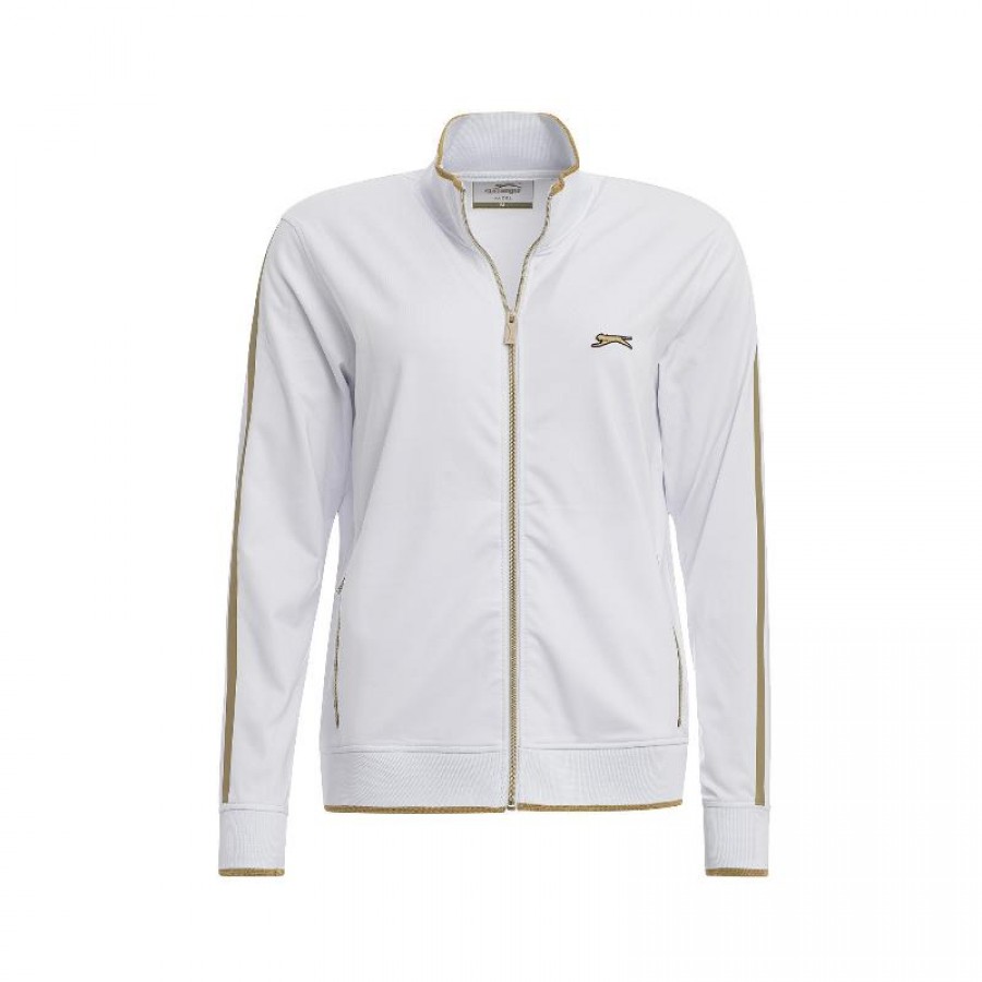 Slazenger Diego II White Jacket  Offer + Cheap