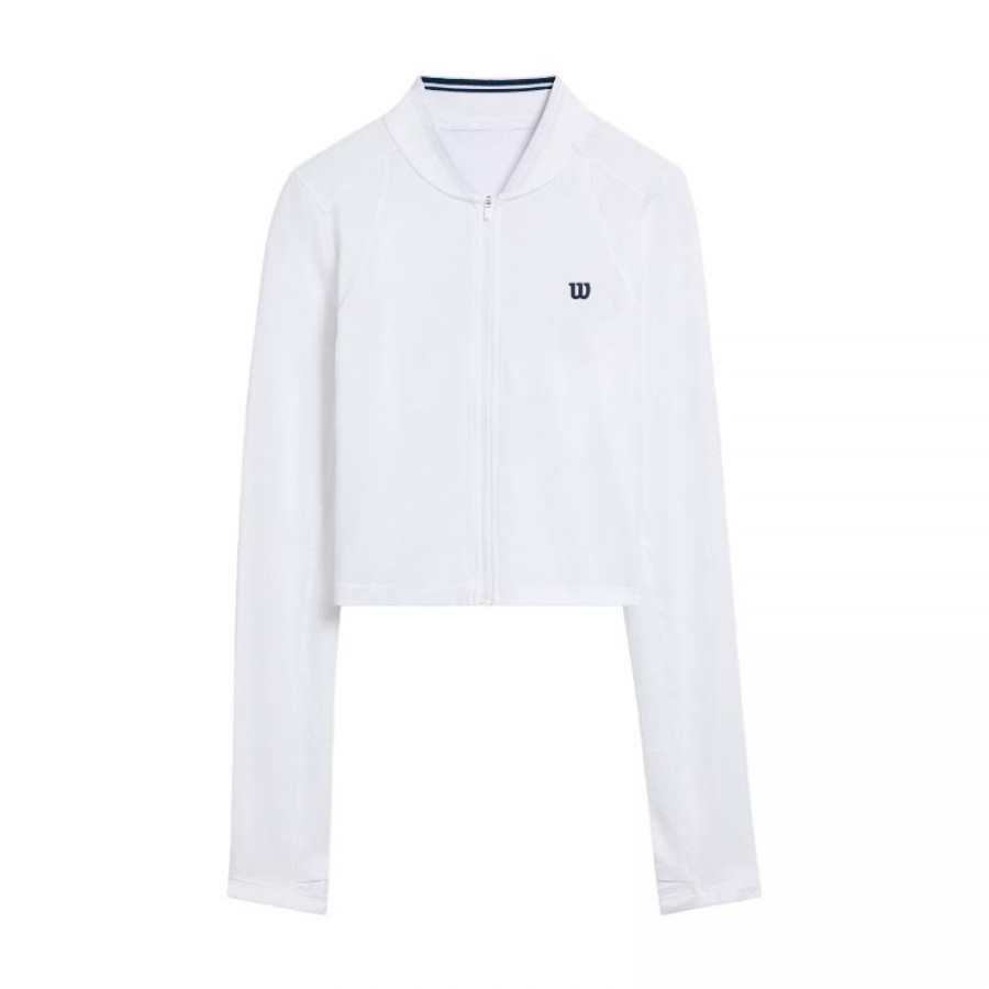 Wilson All Day Full Zip White Women''s Jacket