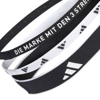 Adidas Noir Blanc Rubans 3 Unites  Offre - Pas cher