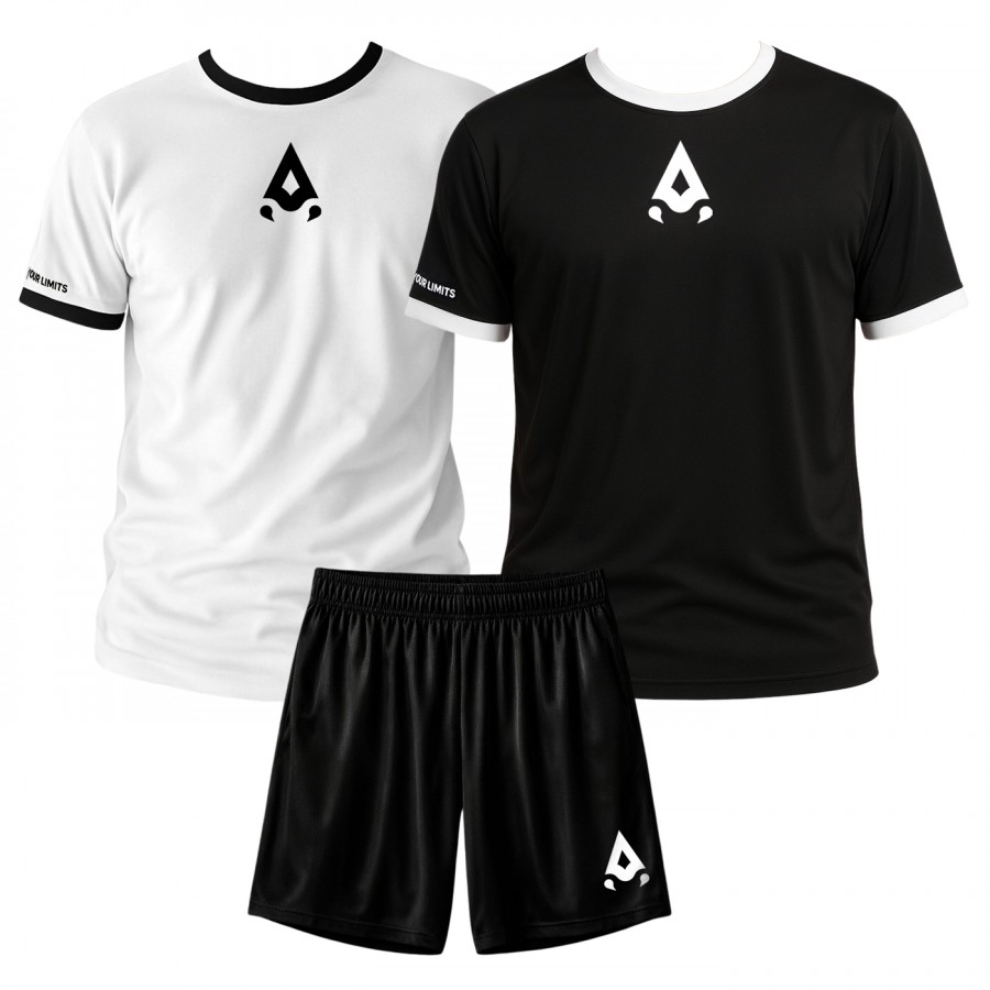 Conjunto Alacran Wild Negro Blanco X3