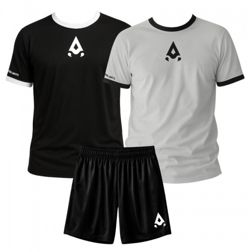 Conjunto Alacran Wild Negro Gris X3