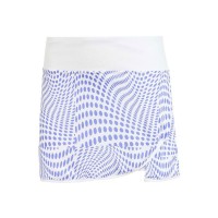 Falda Adidas Club Graph Blanco Azul  Oferta + Barato