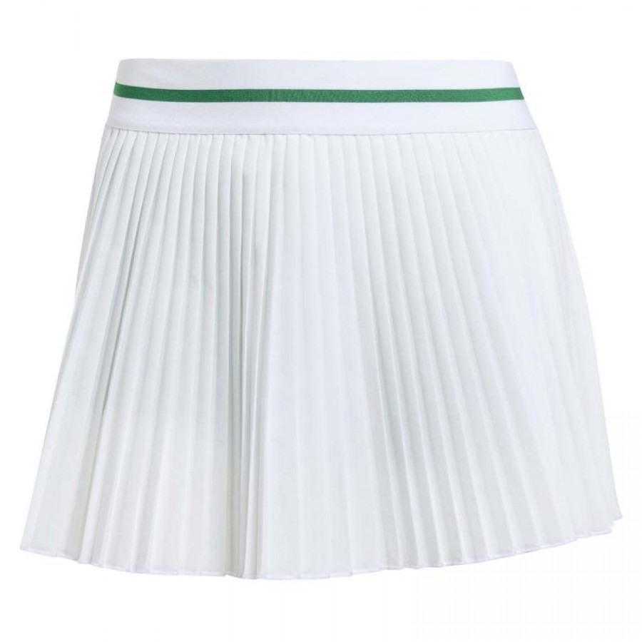 Falda Adidas Originals Pro London Blanco Plissado