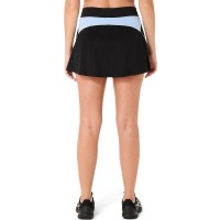 Falda Asics Campo De Padel Negro Azul Pedra  Oferta + Barato