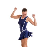 Falda BB Court Azul Marino  Oferta + Barato