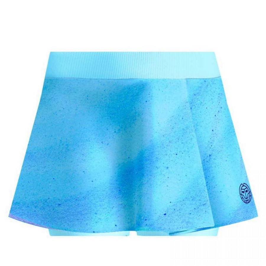 Falda Bidi Badu Beach Spirit Printed Wavy Aqua  Oferta + Barato