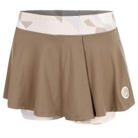 Falda Bidi Badu Paris Printed Wavy Marron Beige  Oferta + Barato