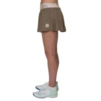 Falda Bidi Badu Paris Printed Wavy Marron Beige  Oferta + Barato
