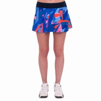 Falda Bidi Badu Spike Printed Wavy Azul Oscuro  Oferta + Barato