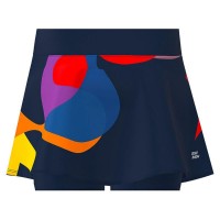 Falda Bidi Badu Twiggy Printed Wavy Azul Oscuro Mix Junior  Oferta + Barato