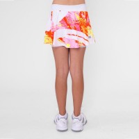 Falda Bidi Badu Wild Arts Impresso Wavy Blanco Mix Junior  Oferta + Barato