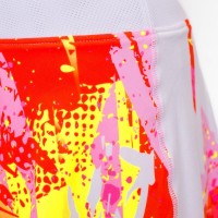 Falda Bidi Badu Wild Arts Impresso Wavy Blanco Mix Junior  Oferta + Barato
