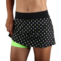 Falda Endless Minimal Print Cranes Verde  Offre - Pas cher