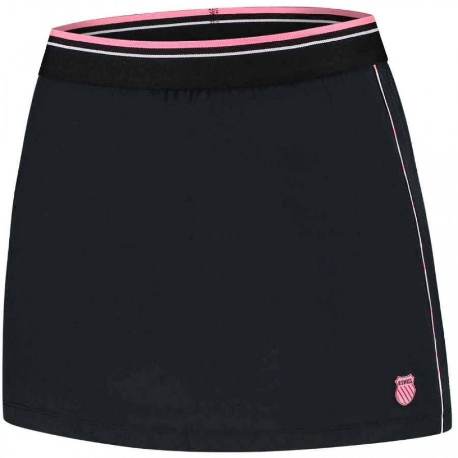 Falda Kswiss Hypercourt 6 Negro Rosa  Oferta + Barato