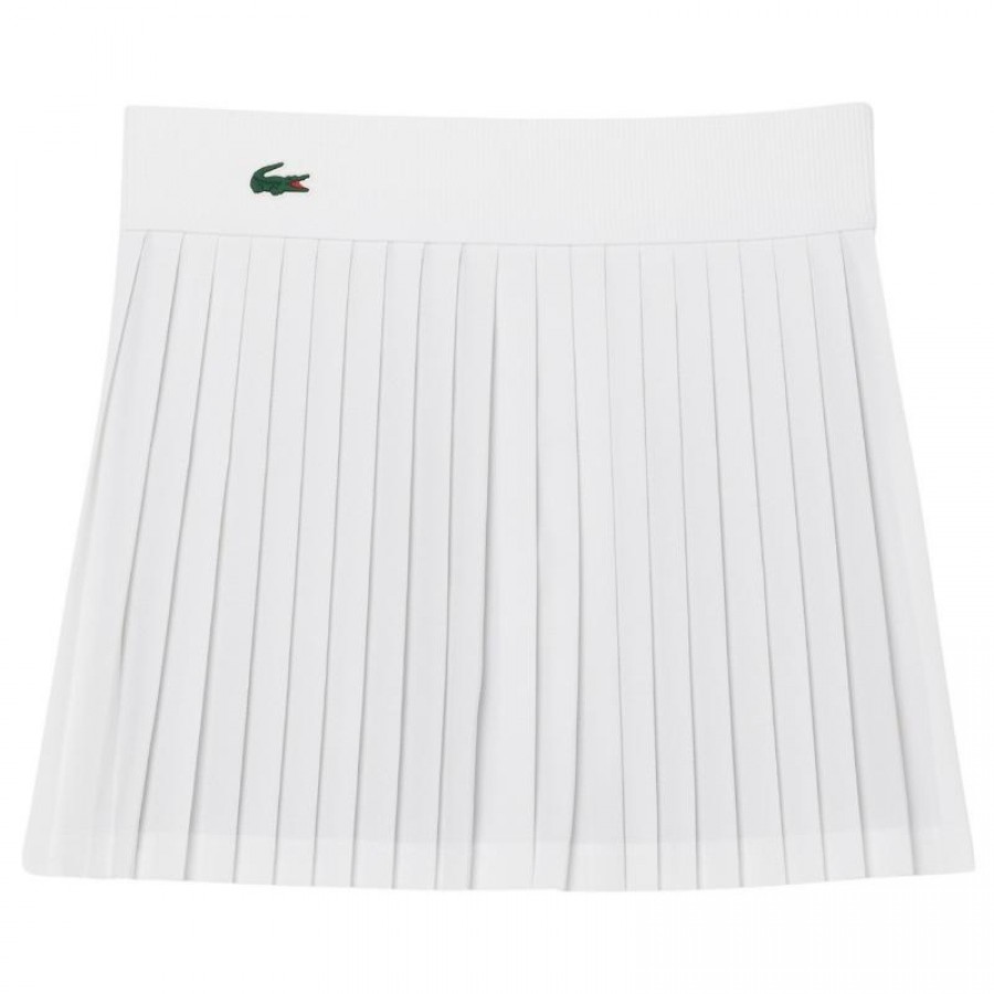 Falda Lacoste Ultra Dry Blanco  Offer + Cheap