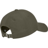 Cap Adidas BaseBall 3 Rayures Vert Olive Blanc