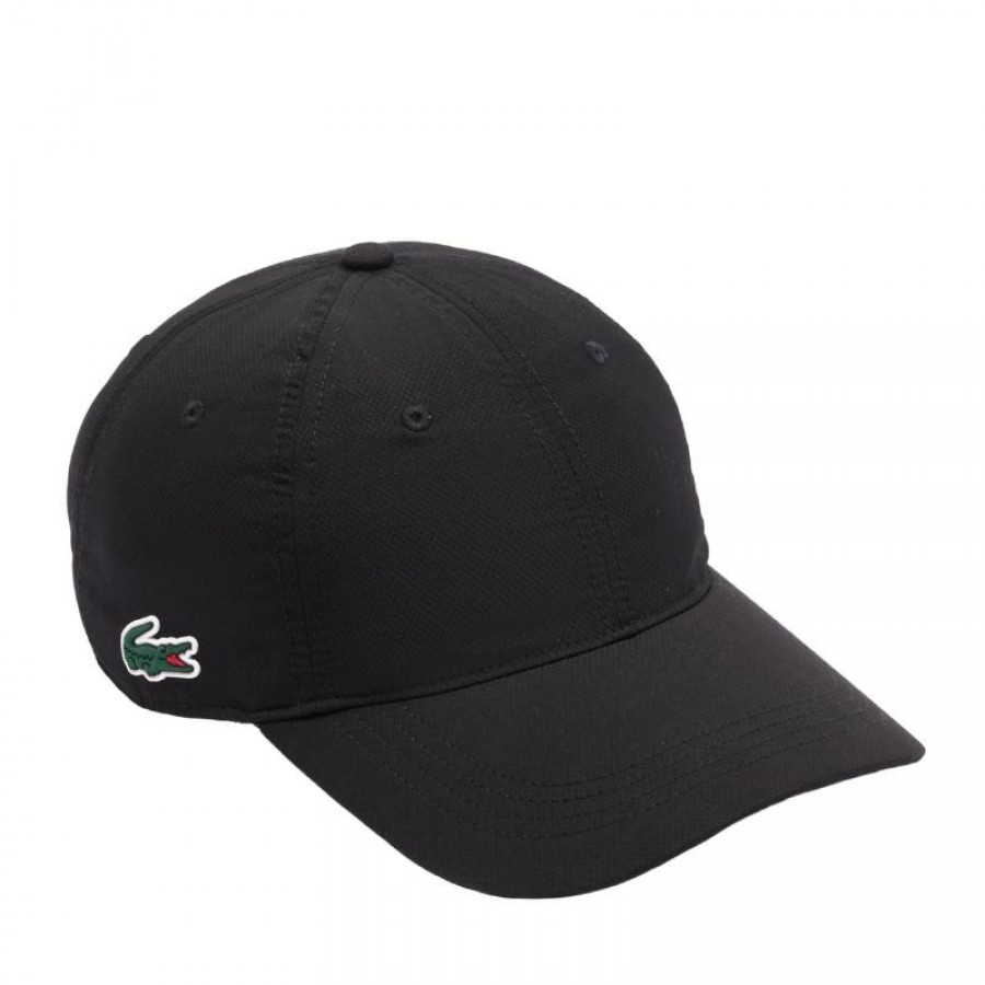 Lacoste Sport Lightweight Black Cap  Offer + Cheap