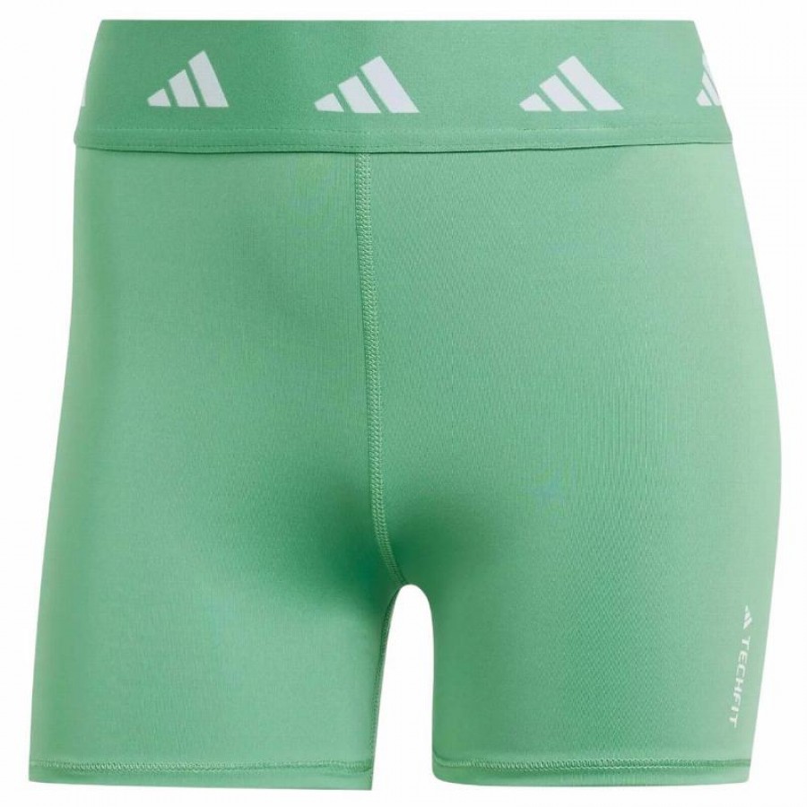 Mallas Adidas Techfit Verde  Offre - Pas cher