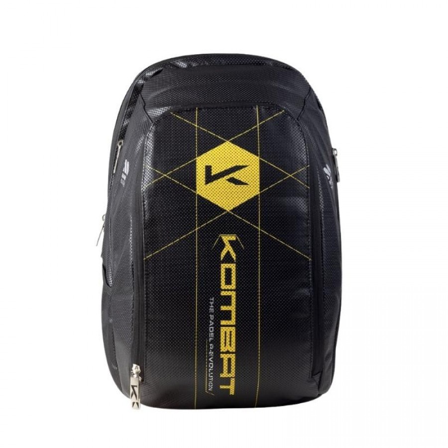 Mochila Kombat Manu Martin Osorno Preto Amarelo  Oferta + Barato