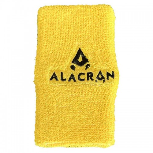 Muñequera Alacran Ancha Amarillo Fluor Negro Muñequera Alacran Ancha Amarillo Fluor Negro