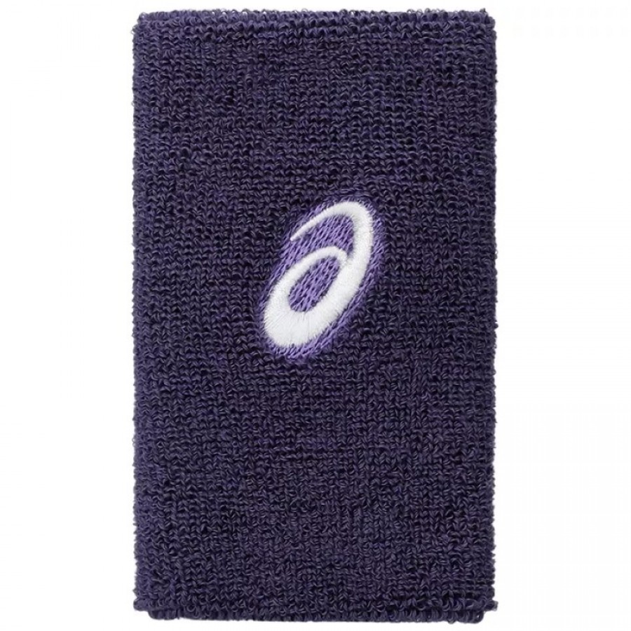 Asics Purple Gray Wristband 1 Unit  Offer + Cheap