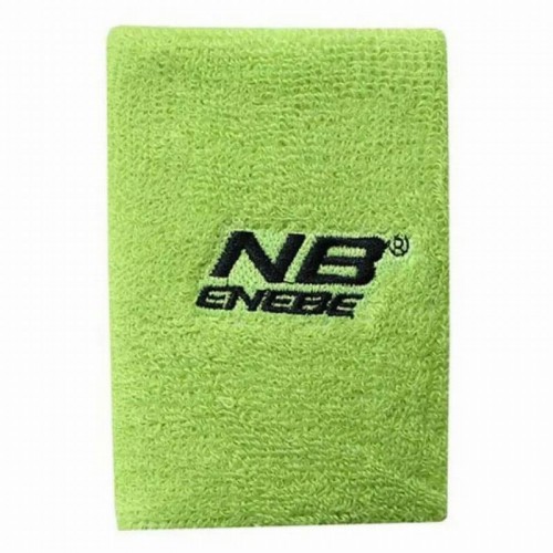 Muñequera Enebe Ancha Verde Fluor