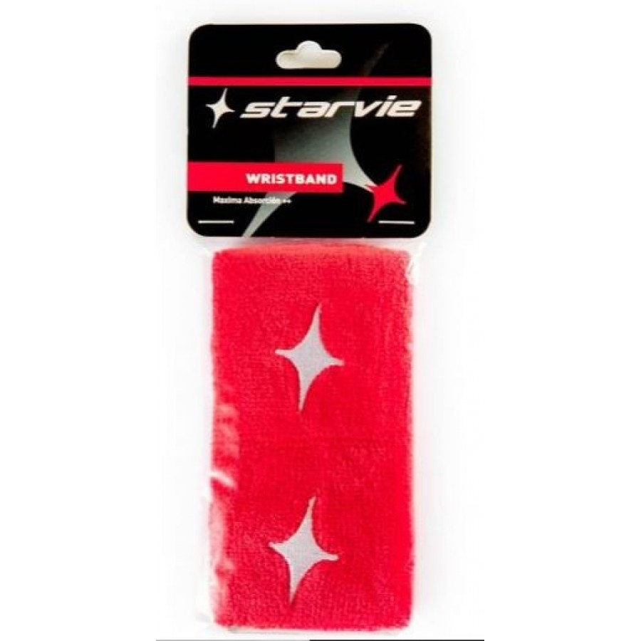 StarVie Red White Wristbands 2 Units