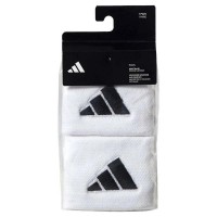 Pulseiras Curtas Adidas Branco Preto 2 Unidades  Oferta + Barato