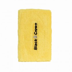 Black Crown Belgica Long Yellow Wristbands 2 Units