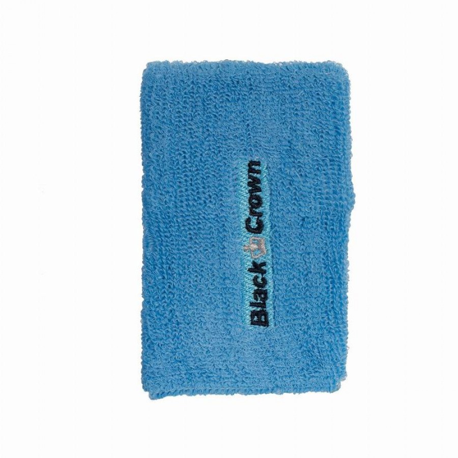 Black Crown Belgium Long Blue Wristbands 2 Units
