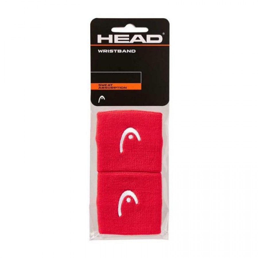 Munequeras Head Rojo 2.5  Oferta + Barato