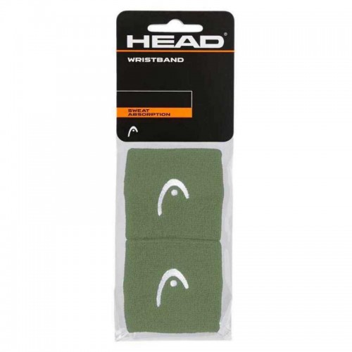 Muñequeras Head Verde Claro 2,5' Muñequeras Head Verde Claro 2,5'