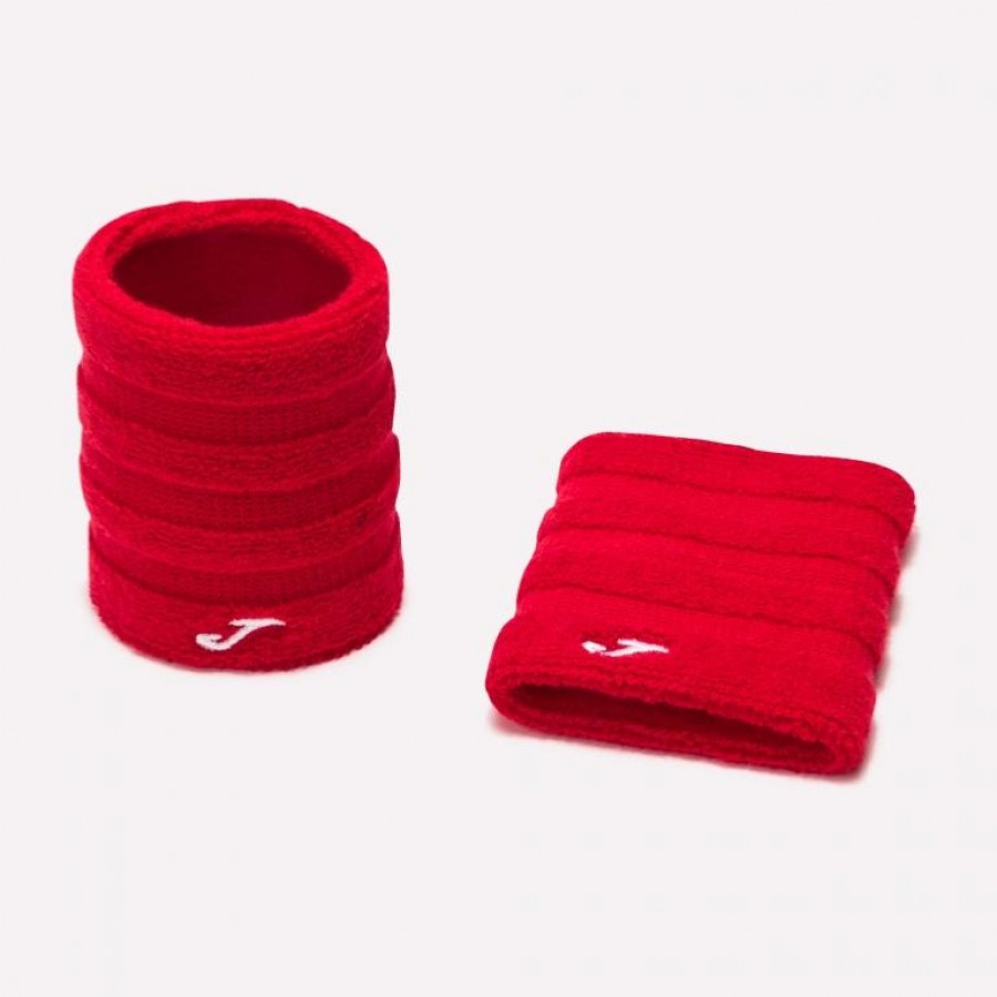 Joma Slam Pro Red Wristbands 2 Units