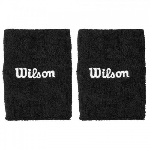 Bracelets Wilson Wide Terry Noir 2 Unités Bracelets Wilson Wide Terry Noir 2 Unités