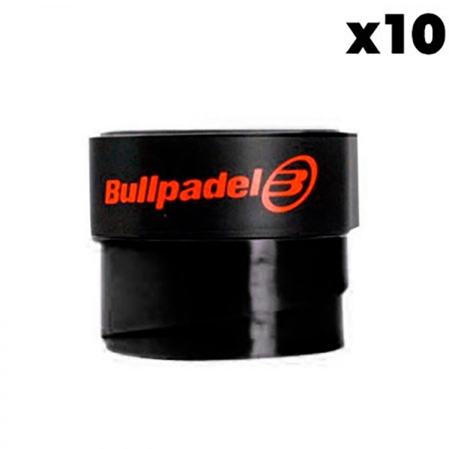 Overgrips Bullpadel Negro Liso 10 Unidades  Oferta + Barato