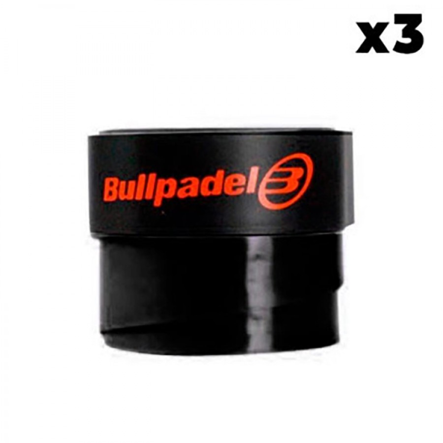 Overgrips Bullpadel Plain Black 3 Units