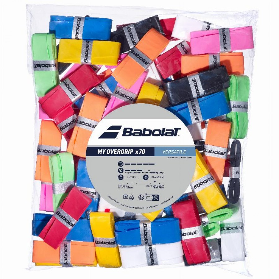 Overgrips Babolat My Overgrip Multicolor 70 Unidades  Offerta + Economico
