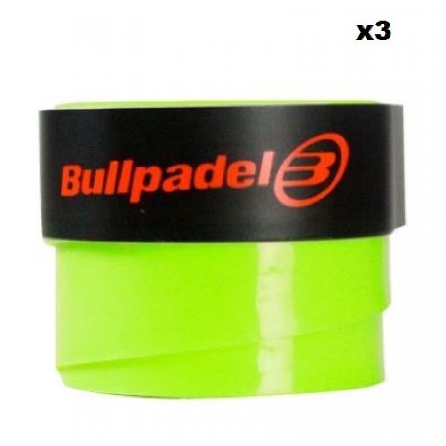 Overgrips Bullpadel Jaune Soufre Lisse 3 Unites