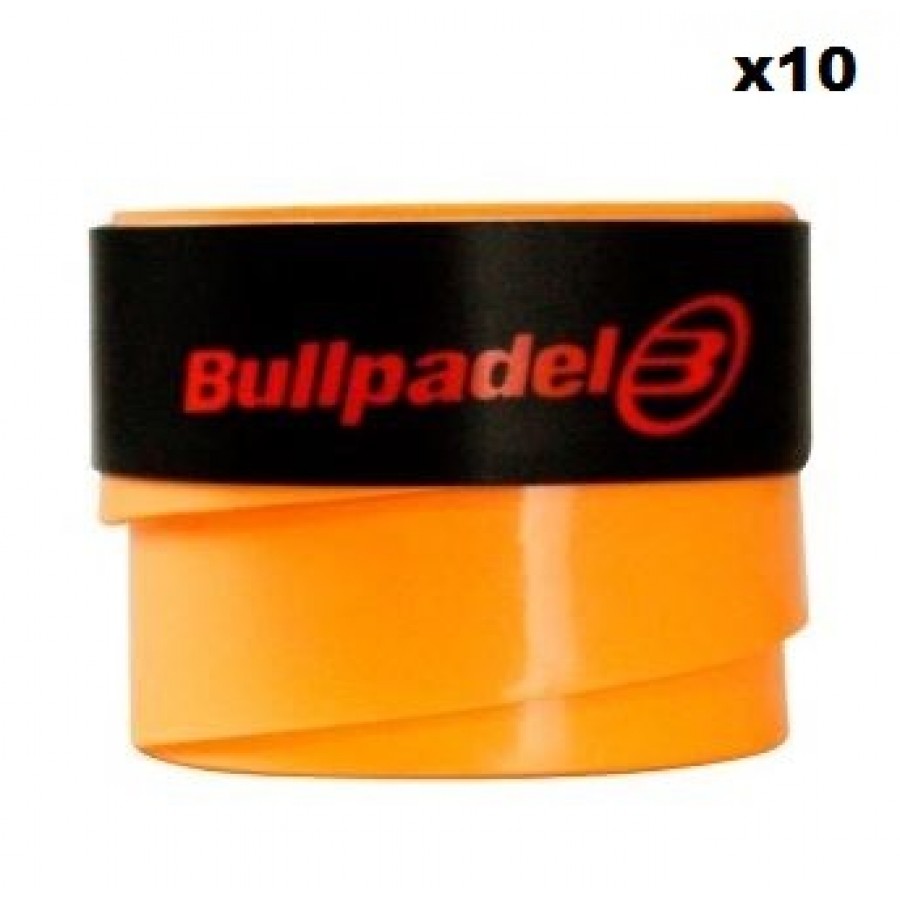 Overgrips Bullpadel Naranja Liso 10 Unidades - Barata Oferta Outlet